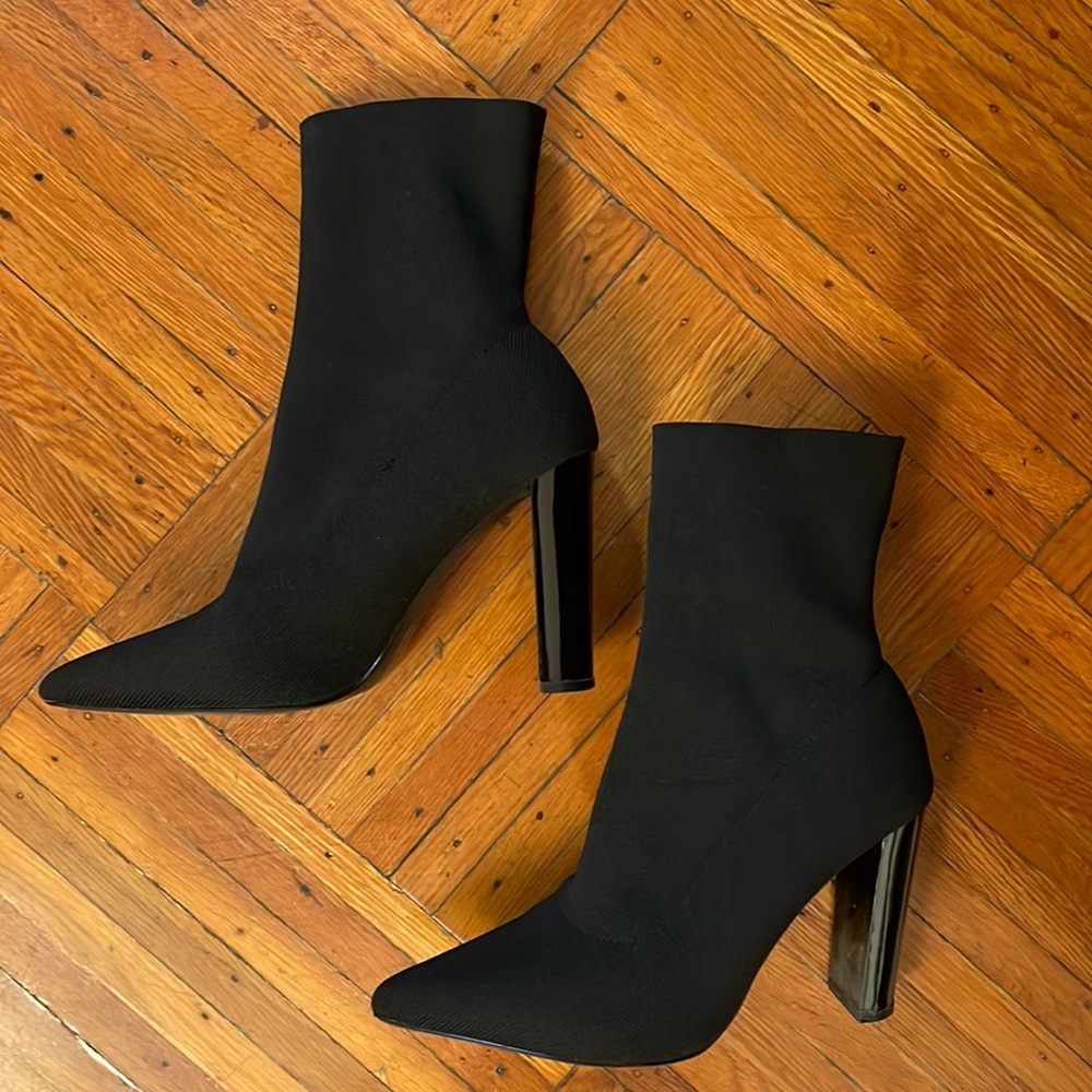 ASOS sock heel booties size 38